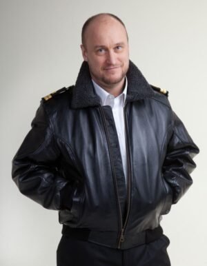 1200-Pilot Skinnjakke