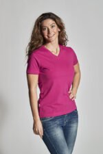 T-Shirt V-Neck Lady - Bilde 4