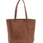Leather Line Tote Bag