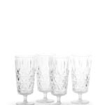 Piknik Juni Glass, Høy, 4-pk.