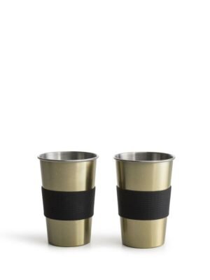 Stålkrus 50 cl 2pk, gull