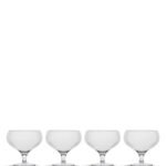 Billi coupe glass, 4-pk.