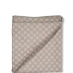 Bomullsduk Checki, Beige