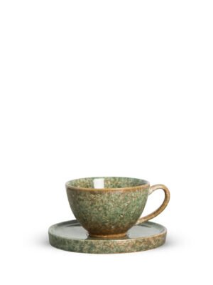 Mug & plate Jade, Grønn