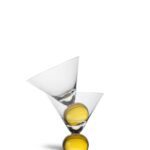 Glass Spice, klart og gult, 2-pk.