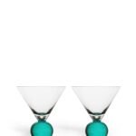 Glass Spice, klar/grønn, 2-pk.