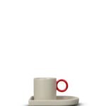 Espressokopp og tallerken Niki