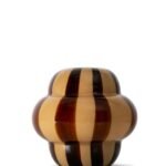 Vase Curlie, Brun/beige