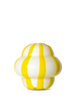 Vase Curlie Yellow