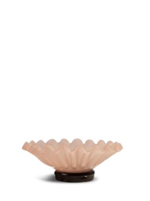 Skål Lori, rosa/brun, medium