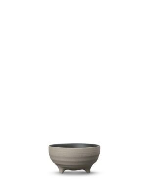 Three feet bowl Fumiko, Beige/svart