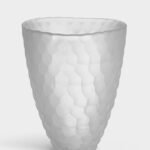 Raspberry Frost Vase H 200Mm