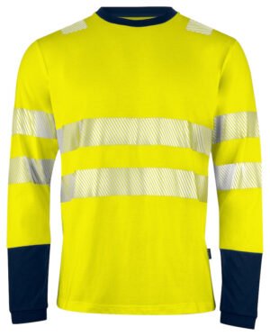 6014 T-shirt Langermet EN ISO 20471 Kl 3/2
