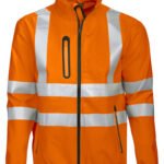 6412 Softshelljakke EN ISO 20471 Kl 3