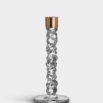 CARAT BRASS CANDLESTICK 2-P H 242MM