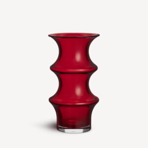 Pagod vase, rød 255 mm