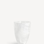 Contrast vase hvit/hvit 200 mm