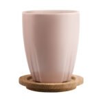 BRUK SEA LIGHT PINK MUG OAK LID 2-P