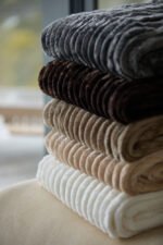 Pledd Cozy med knepping - Bilde 3