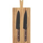 2-pk. Blacksmith kniver med skjærebrett