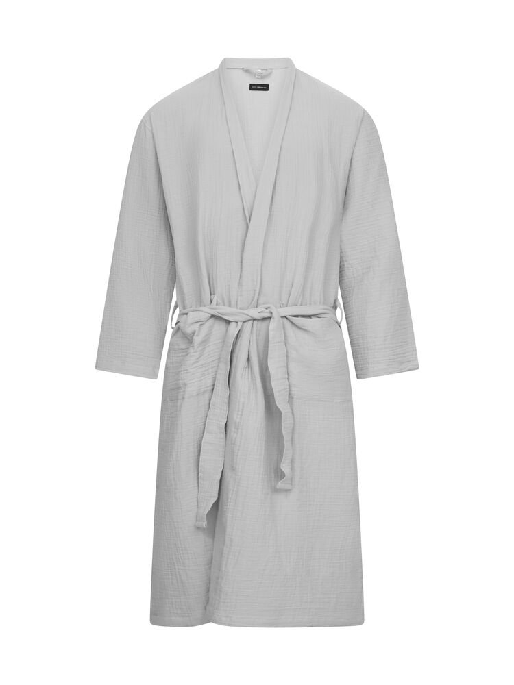 420662-95_Bathrobe_Muslin_Front Badekåpe Muslin - Bilde 1