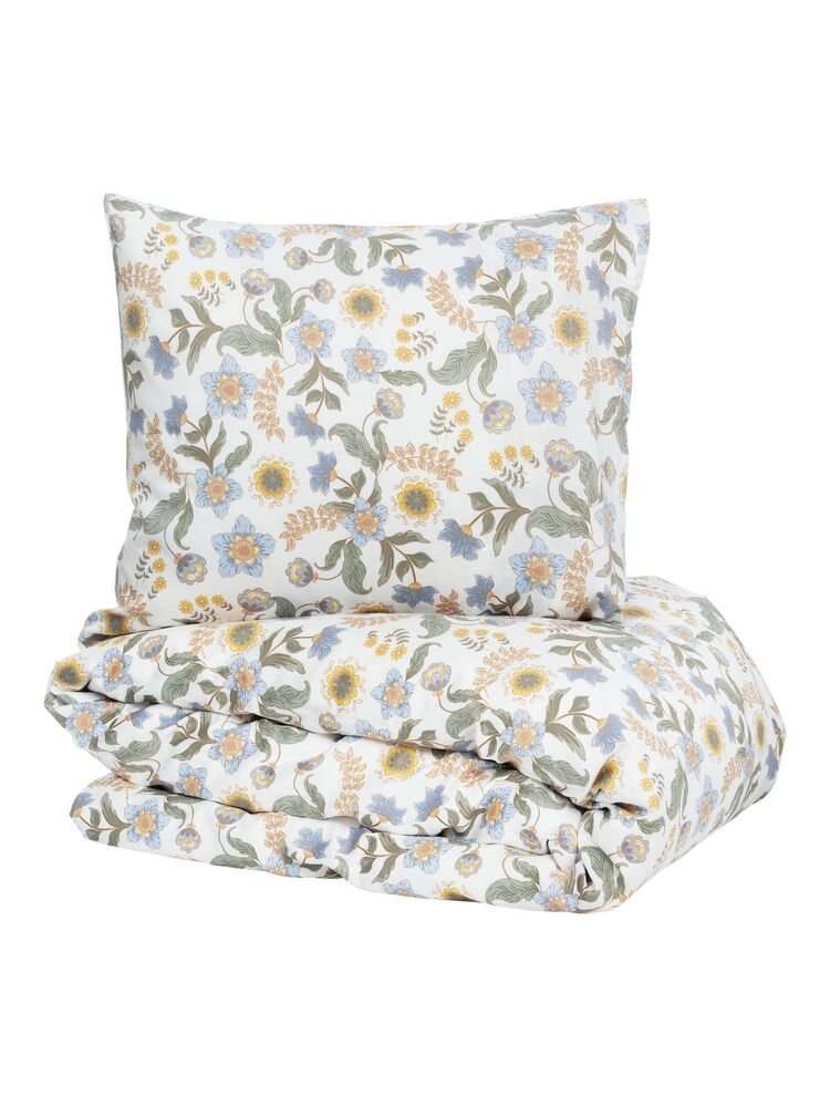 421137-02_47_Bed_Set_Risdal_Satin__Beige_Front Sengesett Stale Sateng - Bilde 1