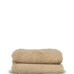 Agnes fleecepledd, beige