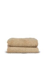 Agnes fleecepledd, beige