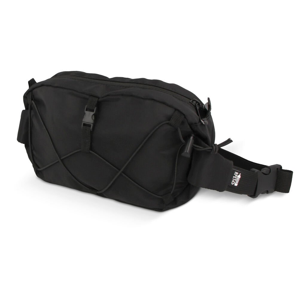 58LT95296-N0002_CrossbodyVeske_front Crossbody-veske i R-PET med snøredetaljer - Bilde 1