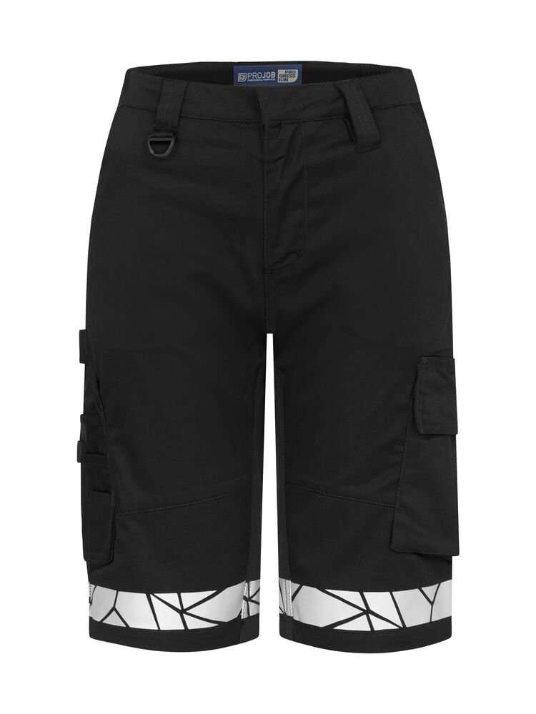 647514-9999_Black_Front 7514 Arbeidsshorts Dame - Bilde 1