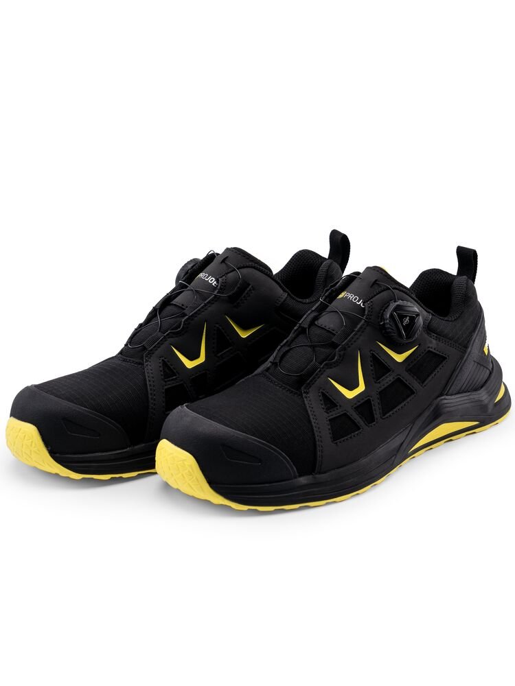 649514-9910_black_yellow_Front 9514 ORYX Sandal S1PS - Bilde 1