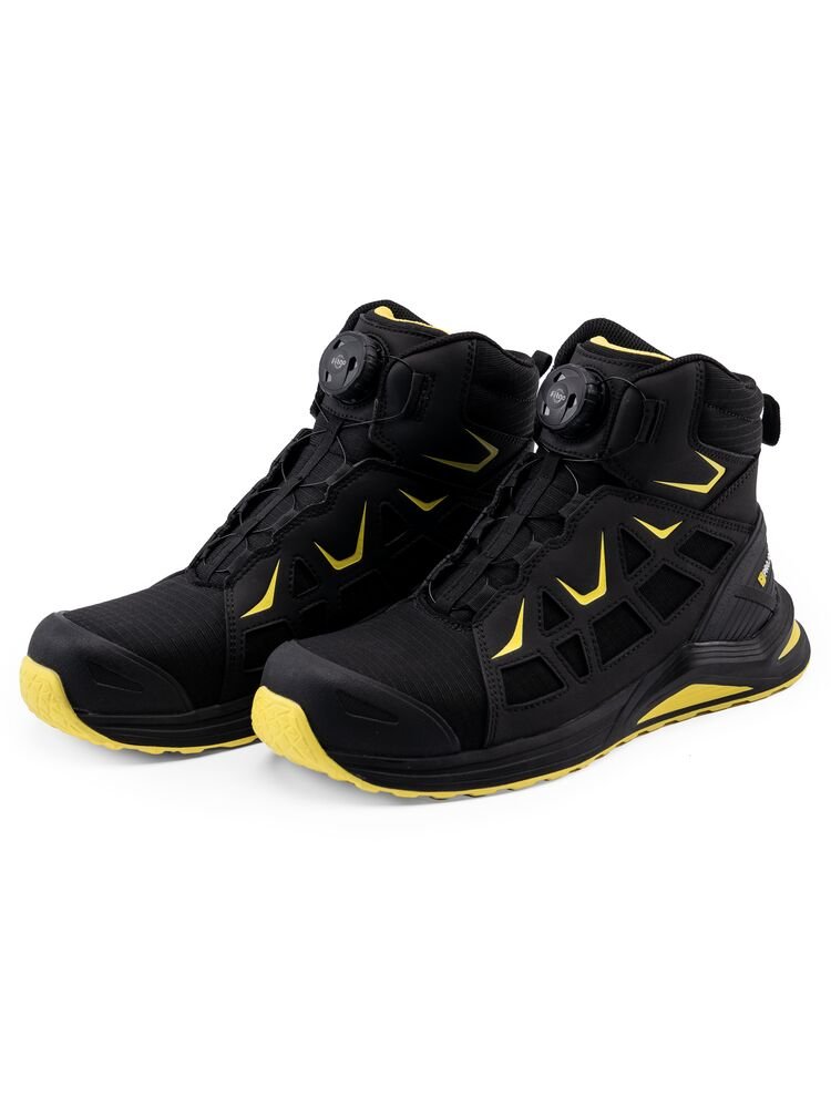 649517-9910_black_yellow_Front 9517 PROJOB ORYX, MID CUT S3S - Bilde 1