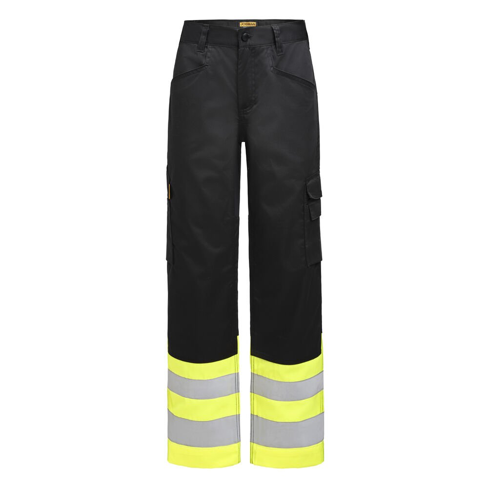 652417-9921_front Service Trousers Hi-Vis - Bilde 1