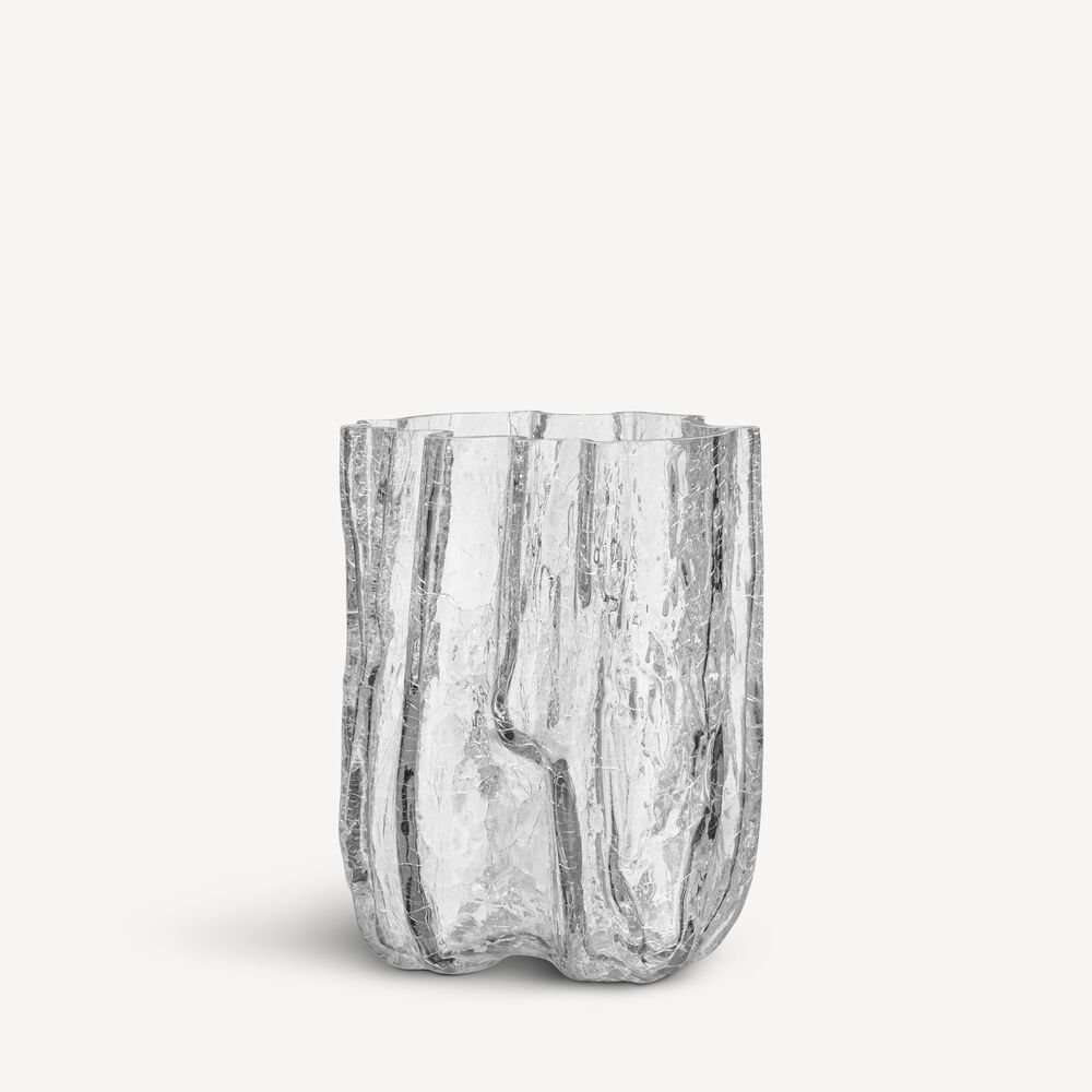 7042008_Crackle_Vase_H270mm_Clear_Kosta_Boda_Asa_Jungnelis_PRO_01_1x1 CRACKLE Vase - Bilde 1