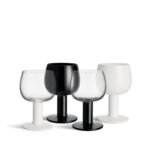 Fars Glas 40 cl hvit/svart 4-pk. - Bilde 4
