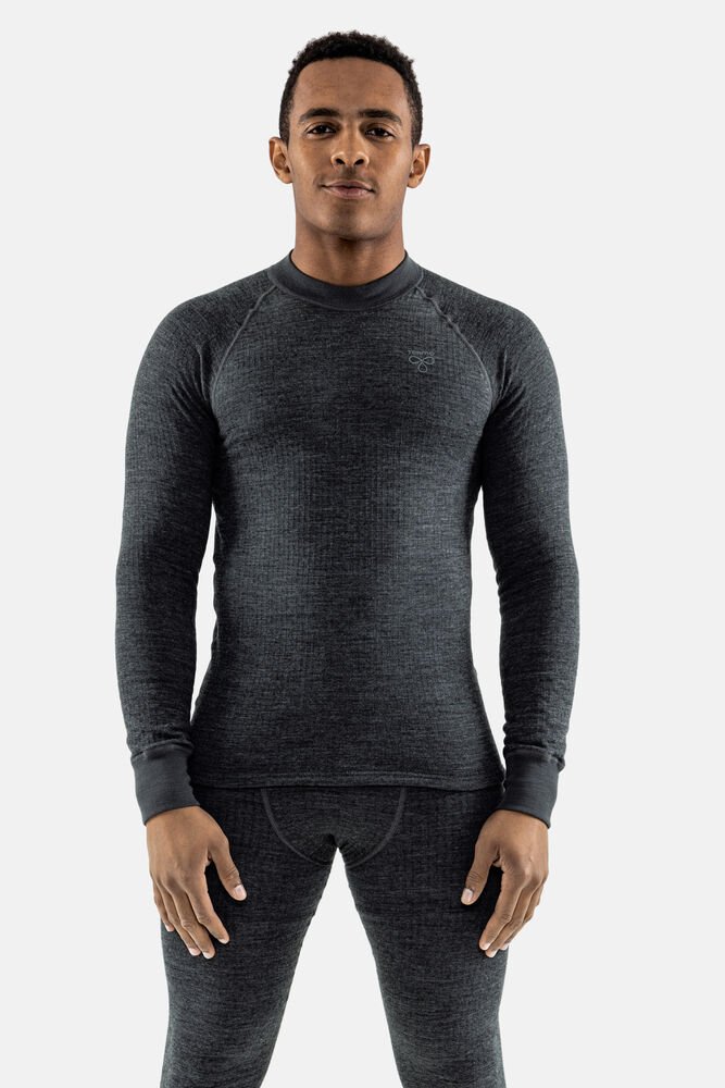903060-992_Termo-Light-2.0-Roundneck-long-sleeve_Grey_front Termo Wool Original 2.0 Round neck LS M - Bilde 1