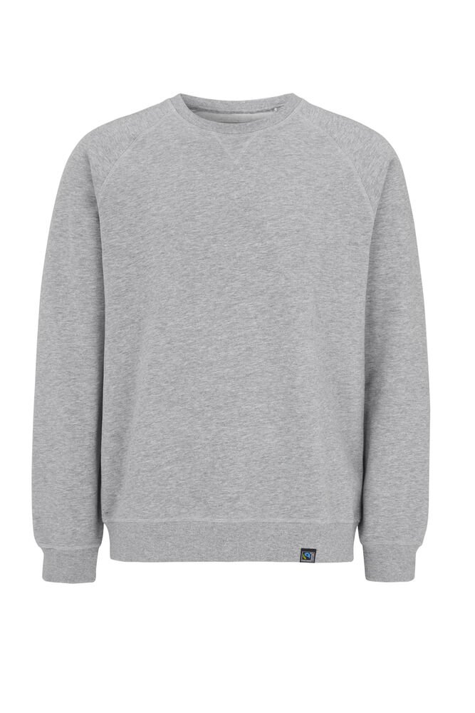 141504-955_Terry-Crew_Grey_Front F. Terry Crew Neck Man - Bilde 1