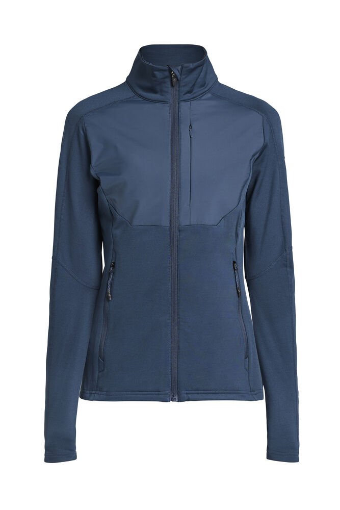 465018113-964_TXliteWindblockFullZipWomen_Front_MidnightNavy TXlite Windblock Full Zip Women - Bilde 1