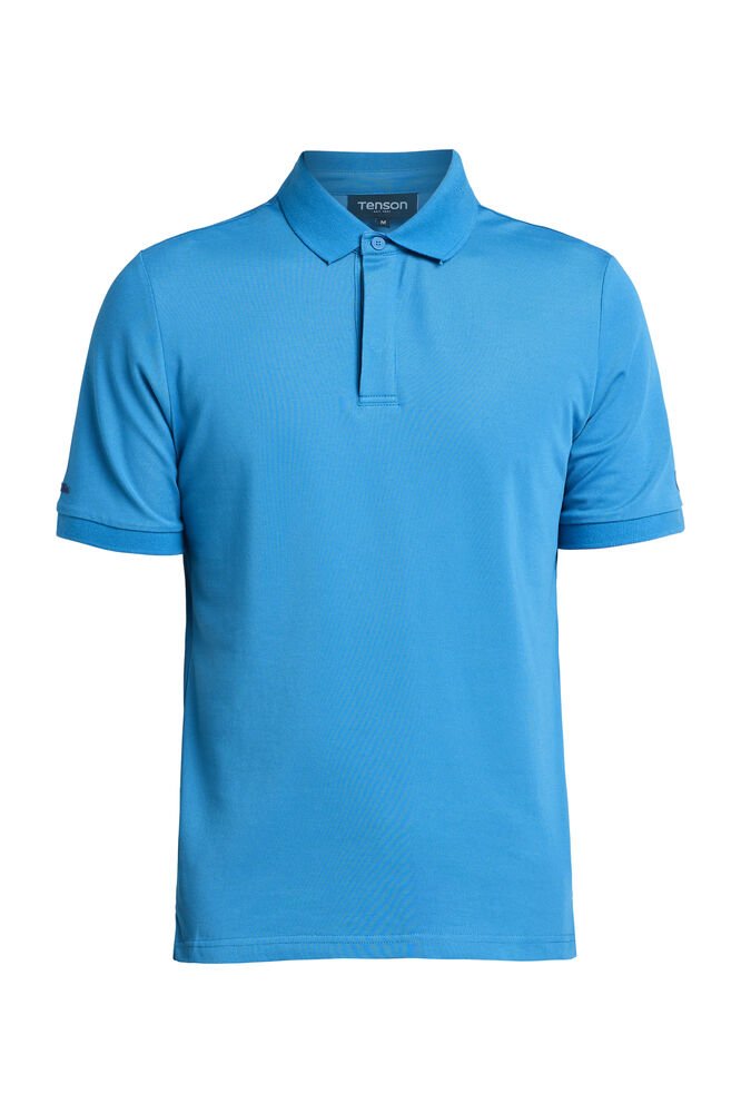 465018211-056_TXliteTriBlendPoloMen_Front_HimalayaBlue TXlite Tri-Blend Polo Men - Bilde 1