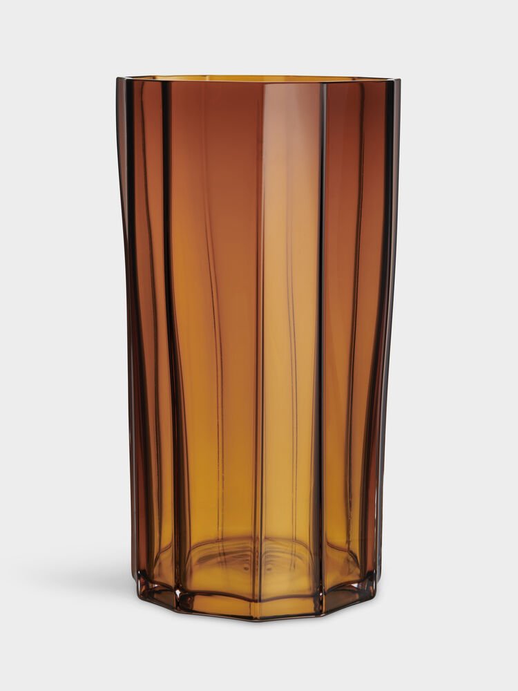 6540628_Reed_hurricane_lamp_amber_250mm_Orrefors_Monica_Forster_PRO_01_3x4 Reed stormlykt Amber 250mm - Bilde 1