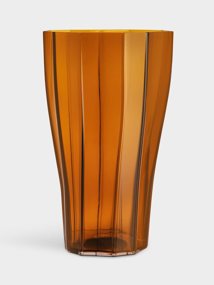 6540909_Reed_vase_500mm_amber_Orrefors_Monica_Forster_PRO_01_3x4 Reed vase rav 500mm - Bilde 1