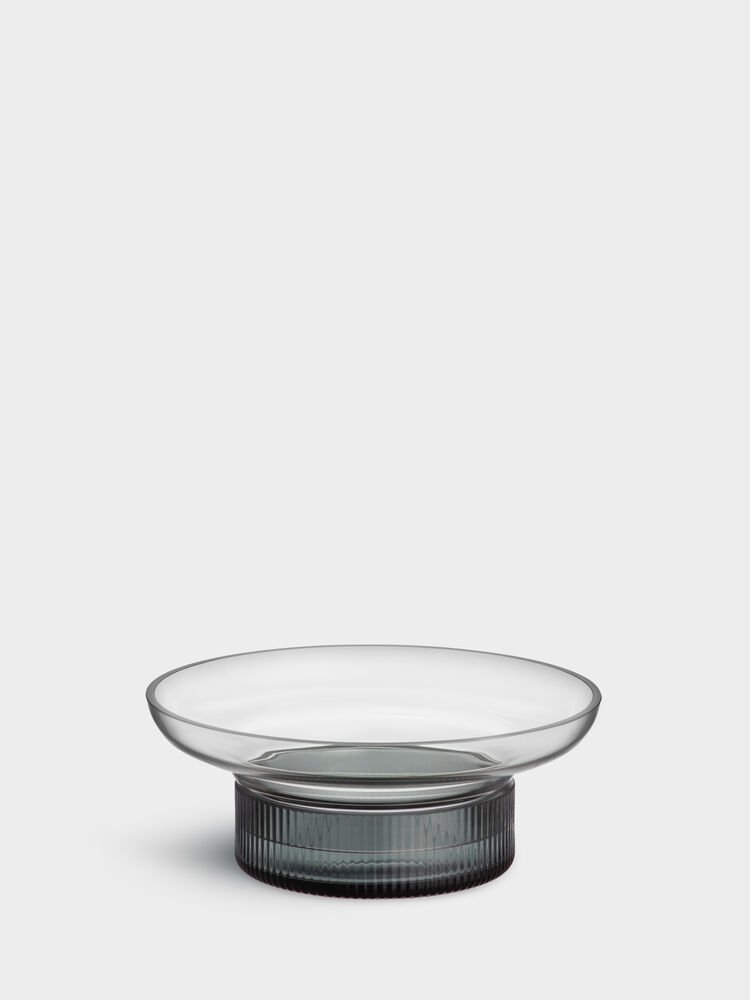 6580022_Ensemble_Vase_60mm_Smokey_BlueGrey_Orrefors_Benjamin_Hubert_PRO_01_3x4 Ensemble vase røykblå/grå 60mm - Bilde 1