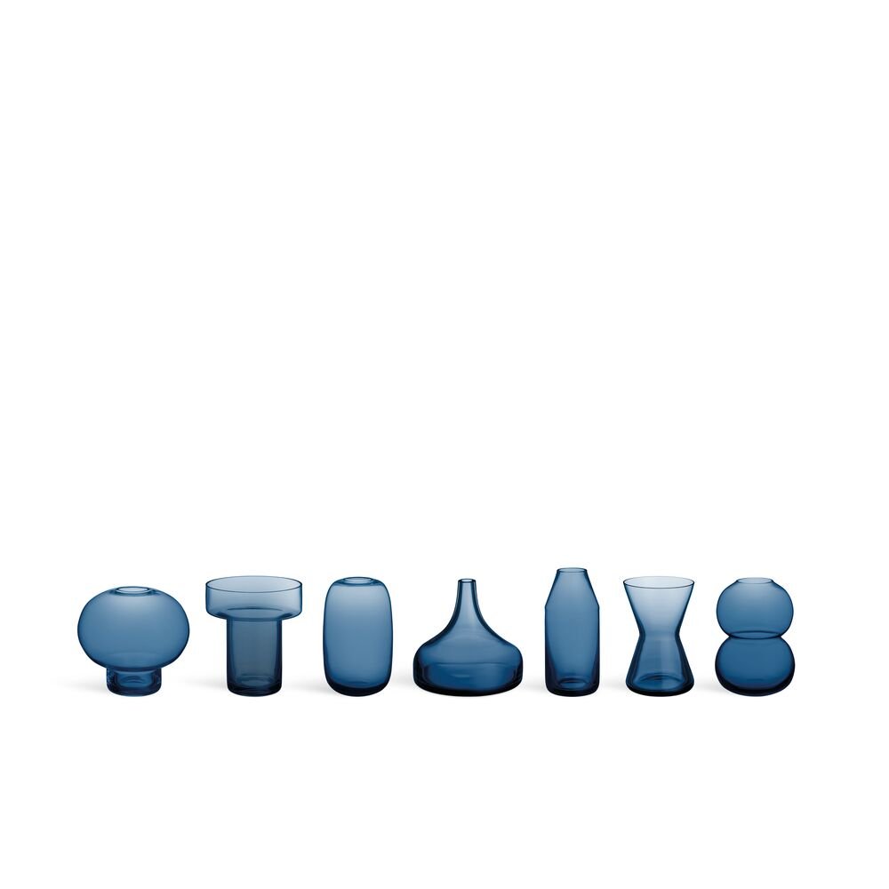 Midsummer Mini vaser midnattsblå 7-pack ltd 400 - Bilde 3