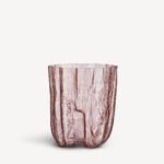 Crackle vase rosa h 270 mm