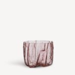 Crackle vase rosa h 175 mm