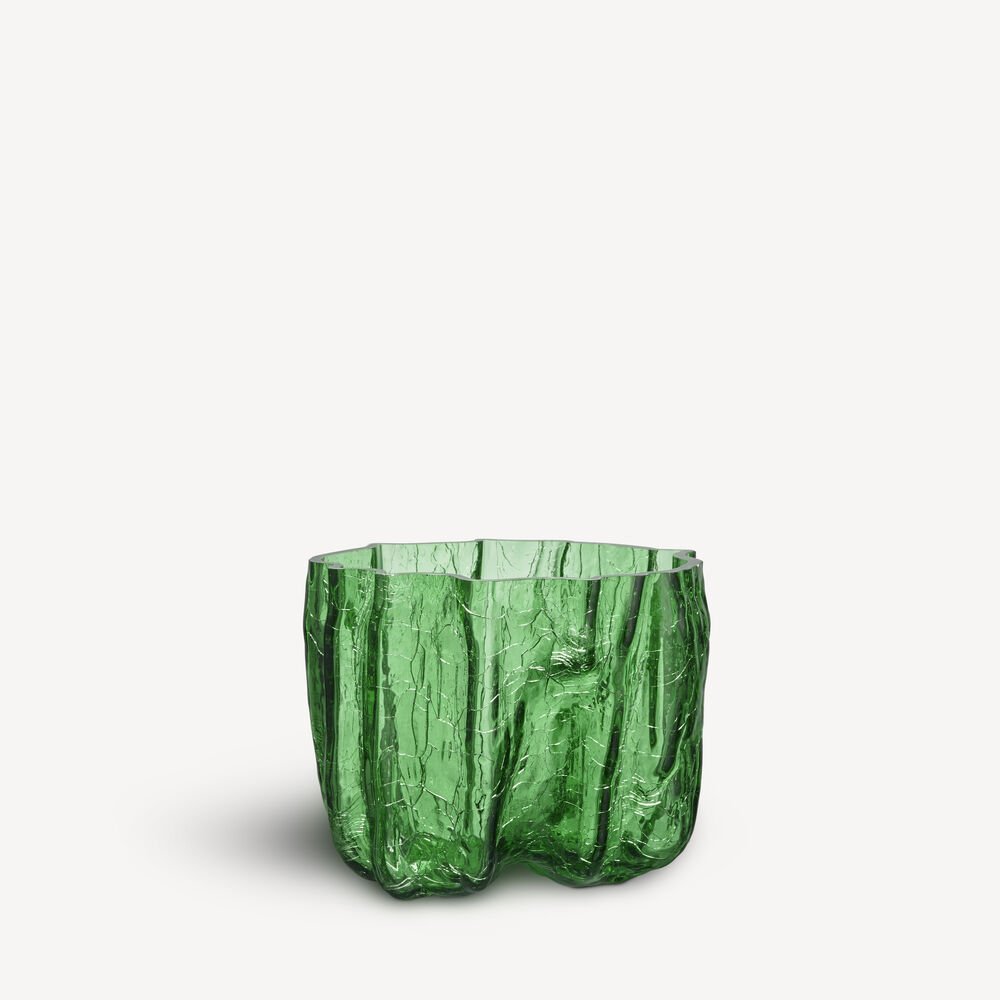 7042216_Crackle_Vase_H175mm_Green_Kosta_Boda_Asa_Jungnelis_PRO_01_1x1 Crackle vase, grønn 175 mm - Bilde 1