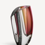 Mirage vase grey/red 310mm, GW AC-23