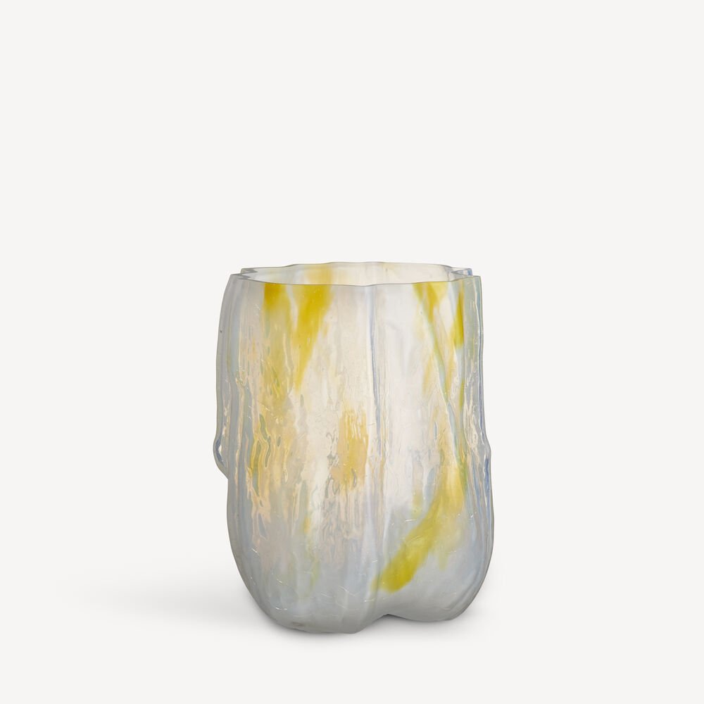 Crackle vase lemon sorbet 270 mm - Bilde 4