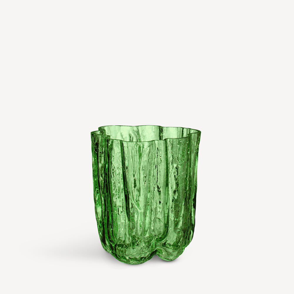 7042516_Crackle_Vase_H121mm_Dark-Green_Kosta_Boda_Asa_Jungnelis_PRO_01_1x1 Crackle vase mørkegrønn 121 mm - Bilde 1
