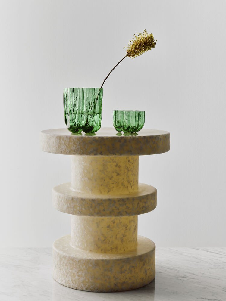 Crackle vase mørkegrønn 121 mm - Bilde 7
